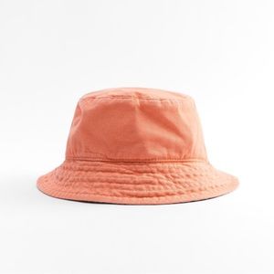 🌹NWT. Zara Orange Cotton Bucket Hat. Size M.